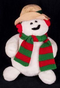 Animal Fair Snowman 21" Christmas Plush